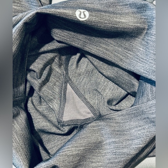 Lululemon Wunder Under Hi-Rise Tight *Full-On Luxtreme 28" Heathered Black Sz 4 - Picture 4 of 6